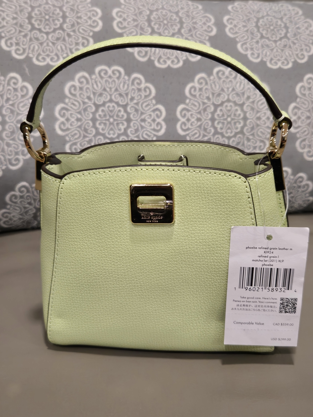 Kate Spade Pastel Green Mini Crossbody with Cardholder - Picture 2 of 13